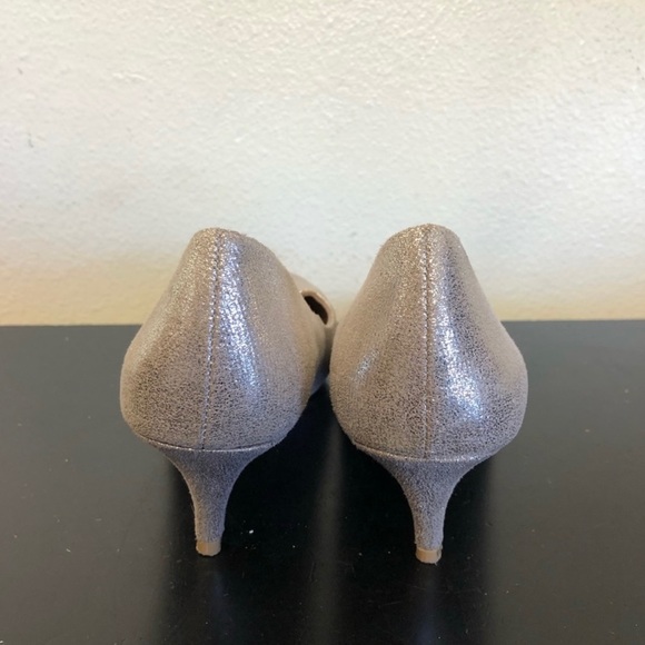 fioni silver heels
